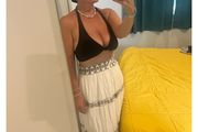 zara maxi skirt