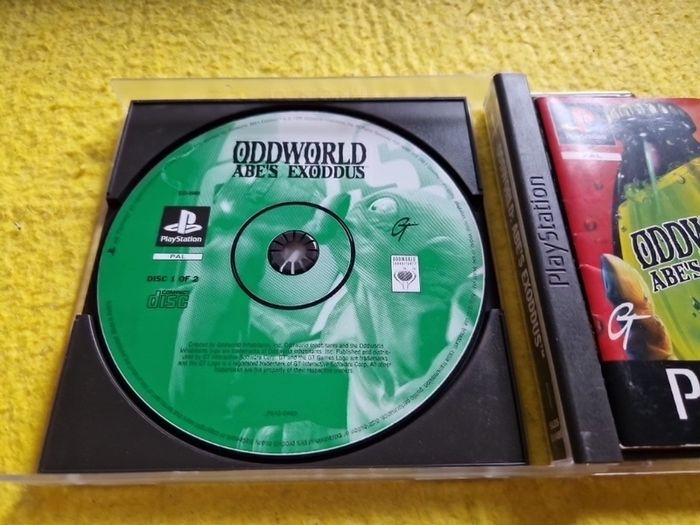 Oddworld Abe s Exoddus PlayStation1 Ps1 PlayStation2 Ps2 games Original