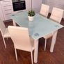 Glass Dining Table Set 4 chairs Free delivery Image 4