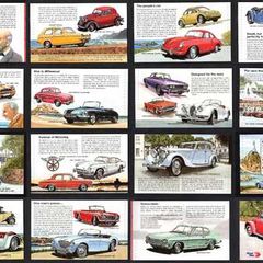 2005 Jersey Motor Festival Classic Cars Commemorative Stamps Booklet Mint Never Hinged (MNH) Photos of panes including