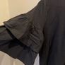 H&M Sheer Ruffle Sleeve Top Size S! Image 2