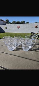 Selection Of Vintage Waterford Crystal Milk Jugs Or Creamers