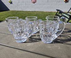 Selection Of Vintage Waterford Crystal Milk Jugs Or Creamers