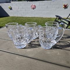 Selection Of Vintage Waterford Crystal Milk Jugs Or Creamers