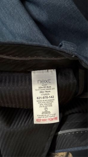 Men's Suits set, Next.ie tailoring skinny fit 38S