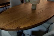 Oval All Oak Dining Table 200cm Brand New