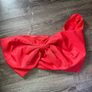 Stunning Red bow cropped top from River Island Image 2