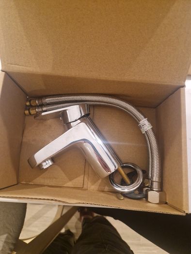Aqualla Eco Basin Mono chrome tap x 2