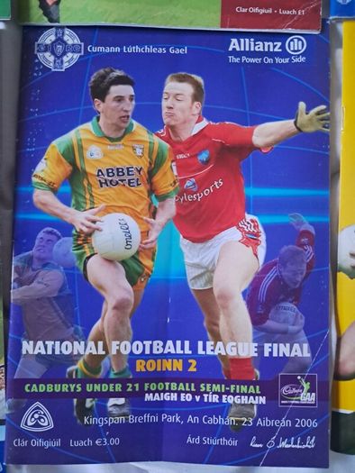 10 X GAA NFL Programmes