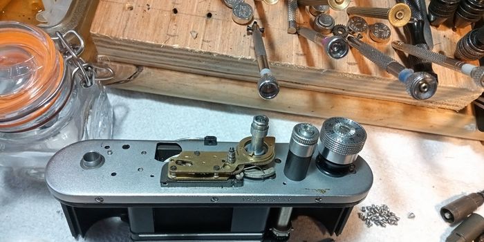Refurbished Cla'D Zorki-4 VIDEO 35mm Rangefinder Body Camera , USSR Mechanical Leica Copy, 71014159