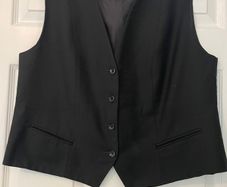 Classic Black Waistcoat - Michael Jacob's Collection - Size 14