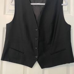 Classic Black Waistcoat - Michael Jacob's Collection - Size 14