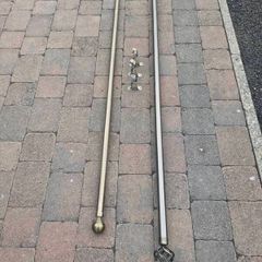 Free extendable curtain poles
