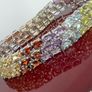 Silver Gemporia Multi-Gemstone Triple Row Bracelet Image 8