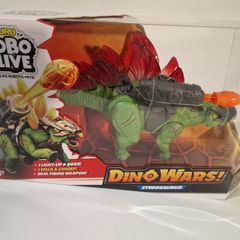 ZURU Robo Alive Dino Wars Stegosaurus Robotic Dinosaur  Lights, Sounds & Firing Weapon!