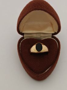 9ct Gold Ring - Size P - Fully Hallmarked