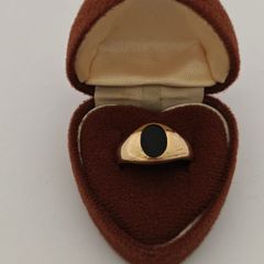 9ct Gold Ring - Size P - Fully Hallmarked
