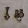 Vintage Marcasite cat brooches x 2 Image 8