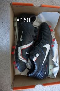 Football Boots Nike Air Zoom Total 90 Supremacy Black/Red (2006) Size 7UK FG