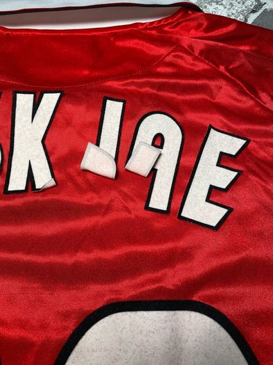 Vintage Umbro Manchester United 1999 Champions League The Final Nou Camp Home Jersey No.20 Solsjkaer Mens Size Small