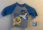 New Baby shark swim top (age 3-4)