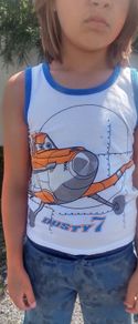 Disney dusty 7 top fits 122/128 cm barely worn