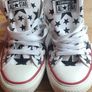 Converse Star Print Low-Tops Size UK 5 Image 2