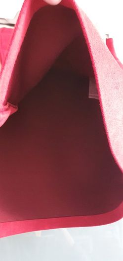 BERSHKA faux suede raspberry ruffle mini skirt Sz S (6-8UK) - Bnwot