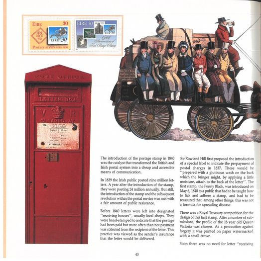 1988/89 Ireland The Irish Stamp Limited Edition Hardback Year Book. Contains all commemorative stamps from June 1988 to June 1989. Included 44 images of conents