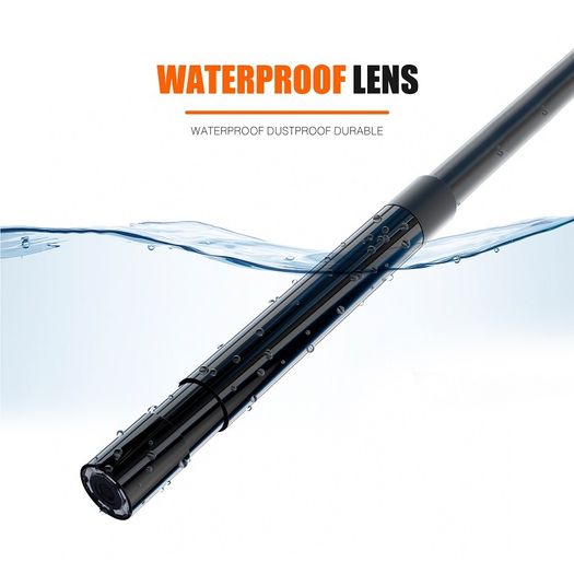 10m 4.3 Inch IPS Screen Industrial Endoscope Camera Single Dual Lens HD1080P Car Inspection Borescope IP68 Waterproof LEDs 2600mAh