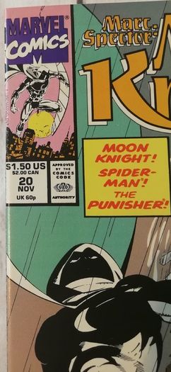 Marc Spectre Moon Knight #19-21 Spider-Man & Punisher Appearances (1990)