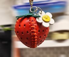 leather keychain