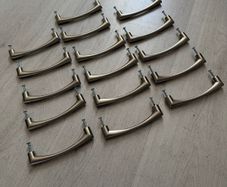 handles 16x Stainless Steel 130 mm