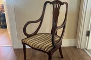 Antique Edwardian Inlaid Mahogany Chair