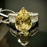 Diamond 950 Platinum AAA Turkizite & Diamond Statement Ring Image 8