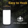LED Camping Lights, CT CAPETRONIX Rechargeable Camping Lanterns with 400LM 5 Light Modes Water-Resistant, Portable Emergency Tent Lights for Camping Power Cuts 2-Pack, Orange (FREE POSTAGE) Image 2
