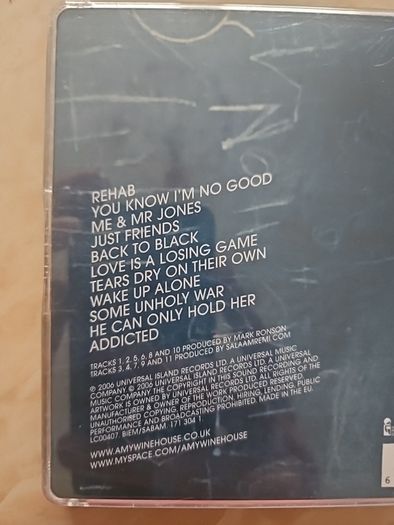 Amy Winehouse CD - Back To Black