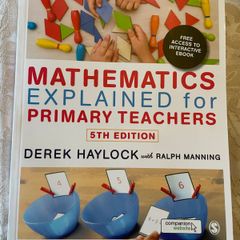 Teacher Resource- Mathematics Explained for Primary Teachers