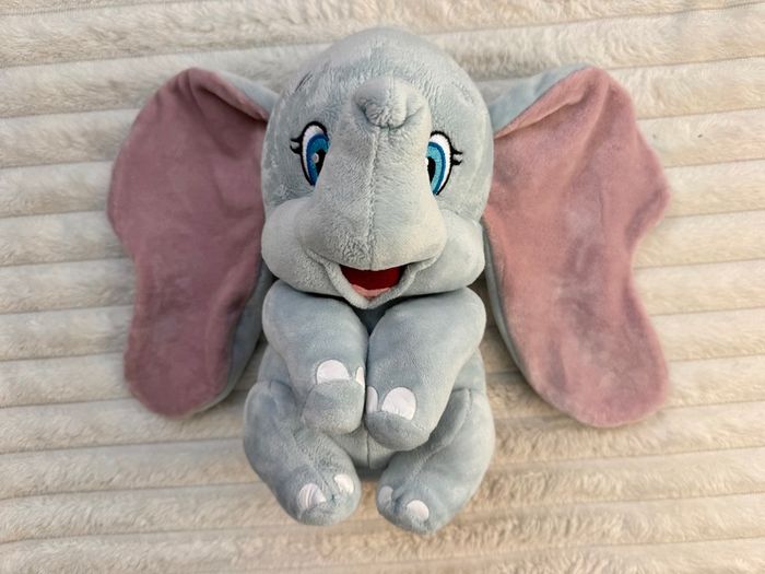 Ty Sparkle Disney Dumbo Plush Elephant NOT Working approx. 25 cm. Used Please see photos