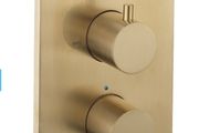 Clearance: MPRO Crossbox 2 Outlet Trim &amp; Levers Brushed Brass