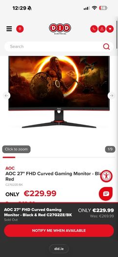 gaming monitor AOC
