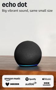 Amazon Echo Dot Smart Speaker with Alexa Charcoal Brand New Sealed