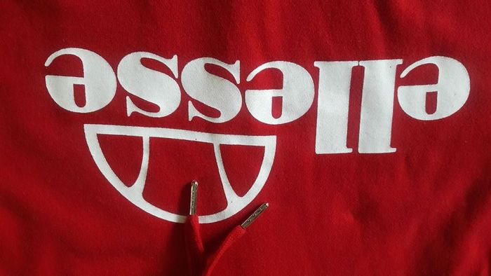 Ellesse red hoodie size uk8