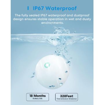 Meross Smart Water Leak Detector Kit - 3 pack + Hub