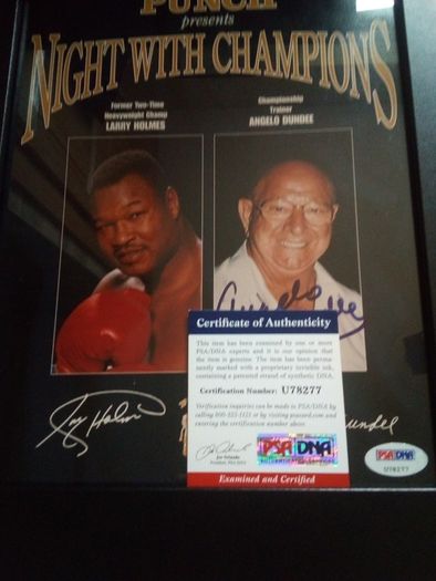 Angelo Dundee Signed Photo Ali's Trainer