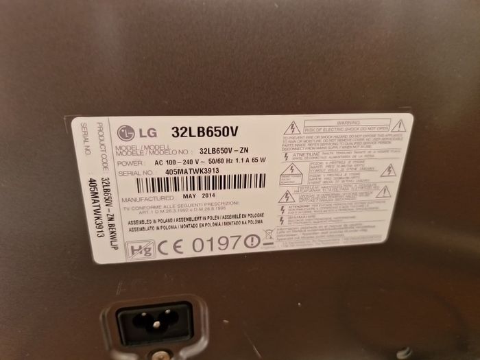 LG flat screen tv 32 inch