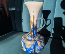 Tall Glass pouring jug