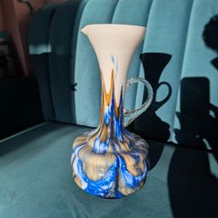 Tall Glass pouring jug