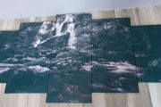 Canvas Poster - 5 Pieces - wooden frame