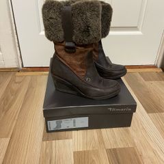 Leather boots, size 38(5)